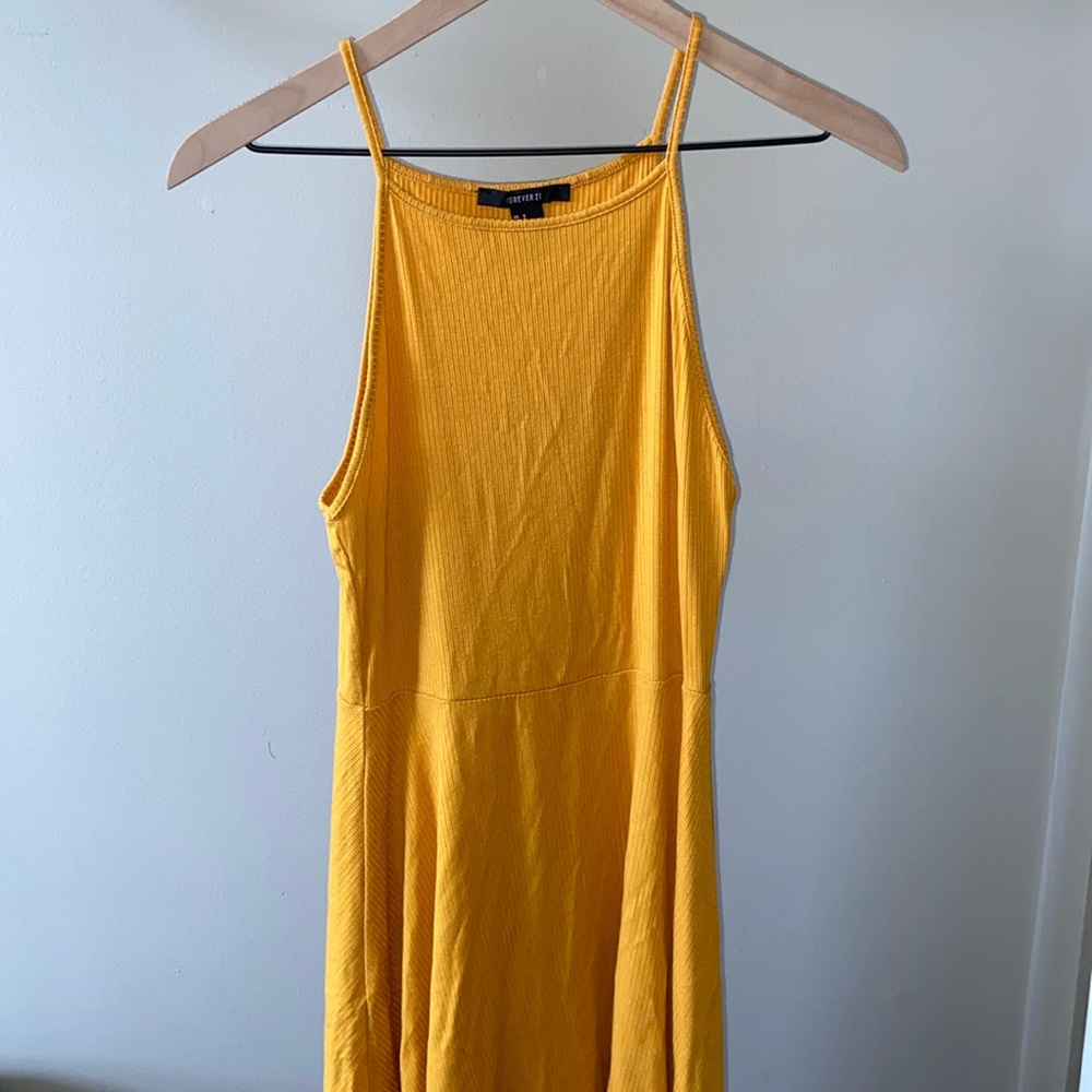 NWOT Forever 21 S Gold Dress